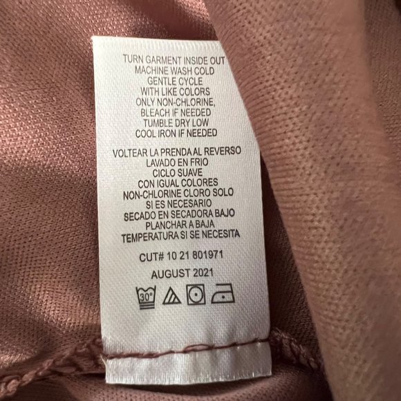 Spirit of Grace Womens Surplice Neck Smocked Floral Print Dress Brown size Large - Picture 12 of 14